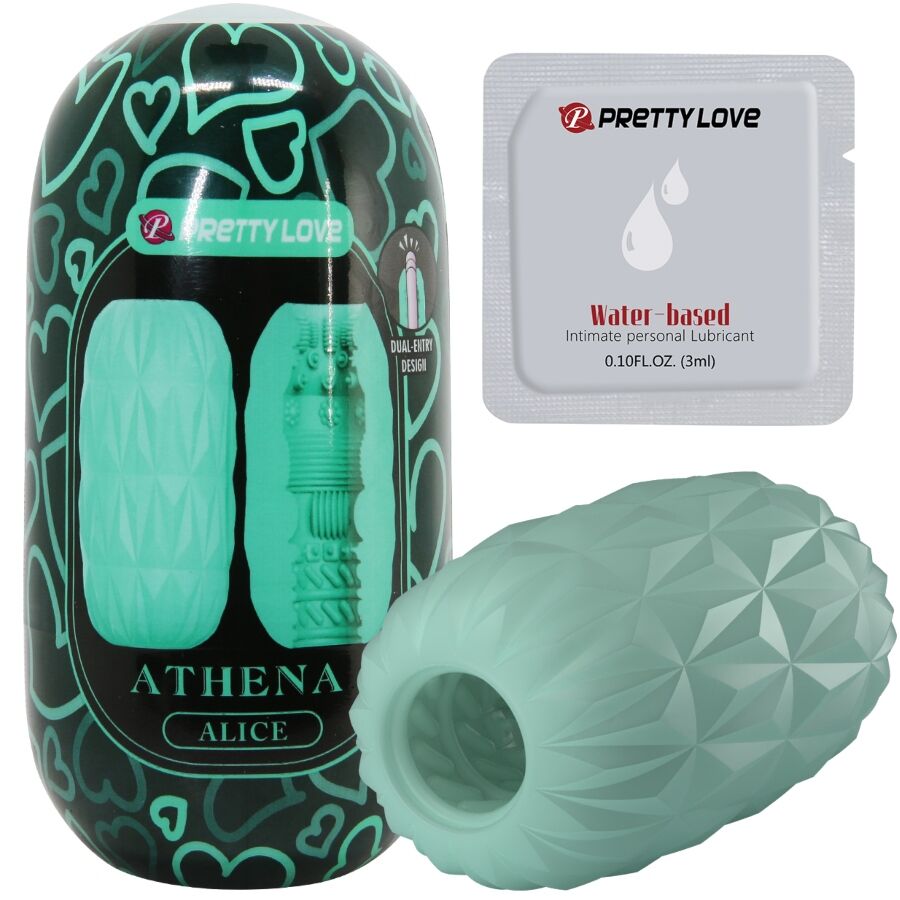 PPRETTY LOVE - MASTURBATEUR POUR HOMME ATHENA ALICE TURQUOISE - Sensualia