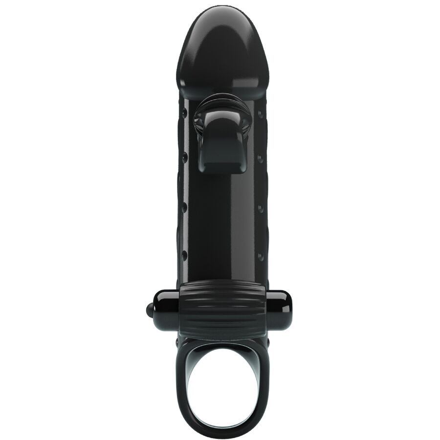 ROMANCE - MANCHON PÉNIS VIBRANT NOIR - Sensualia