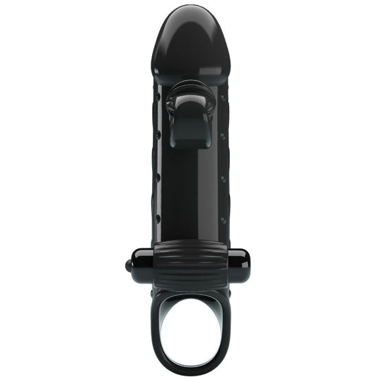 ROMANCE - MANCHON PÉNIS VIBRANT NOIR - Sensualia