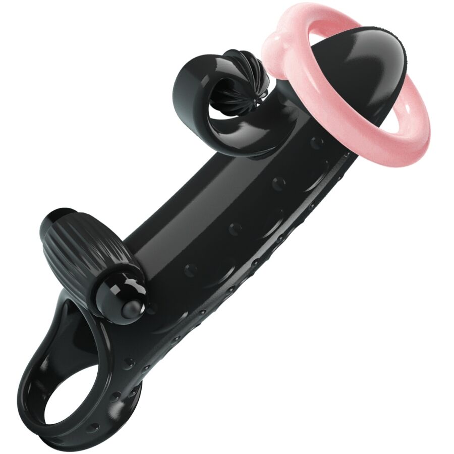 ROMANCE - MANCHON PÉNIS VIBRANT NOIR - Sensualia