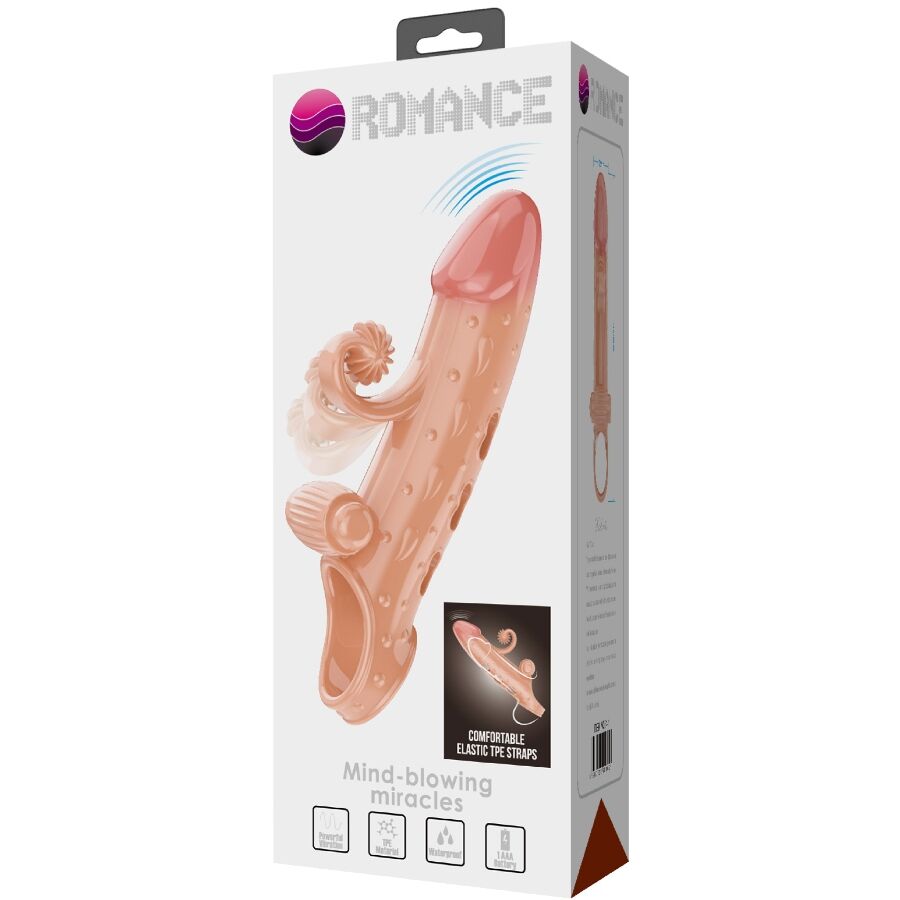 ROMANCE - MANCHON PÉNIS VIBRANT NATUREL - Sensualia