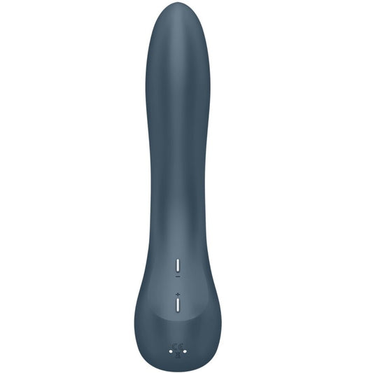 SATISFYER - VIBRATEUR PROGRAMME 12 VIBRATIONS G-SPOT WAVE 4 GRIS FONCÉ - Sensualia