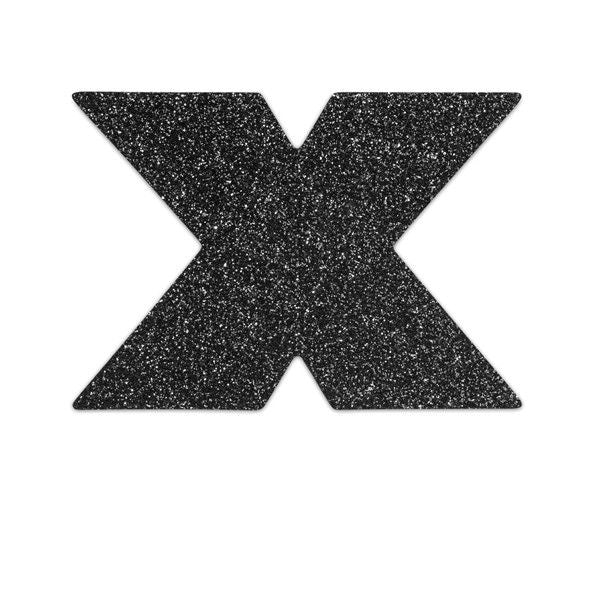 BIJOUX - INDISCRETS FLASH CROSS NIPPLE CAPS NOIR - Sensualia