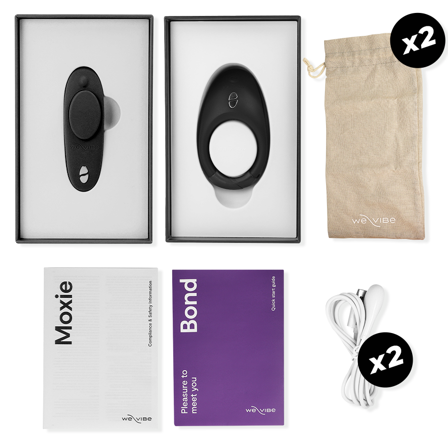 WE-VIBE - TEASE US SET BOND + MOXIE - Sensualia