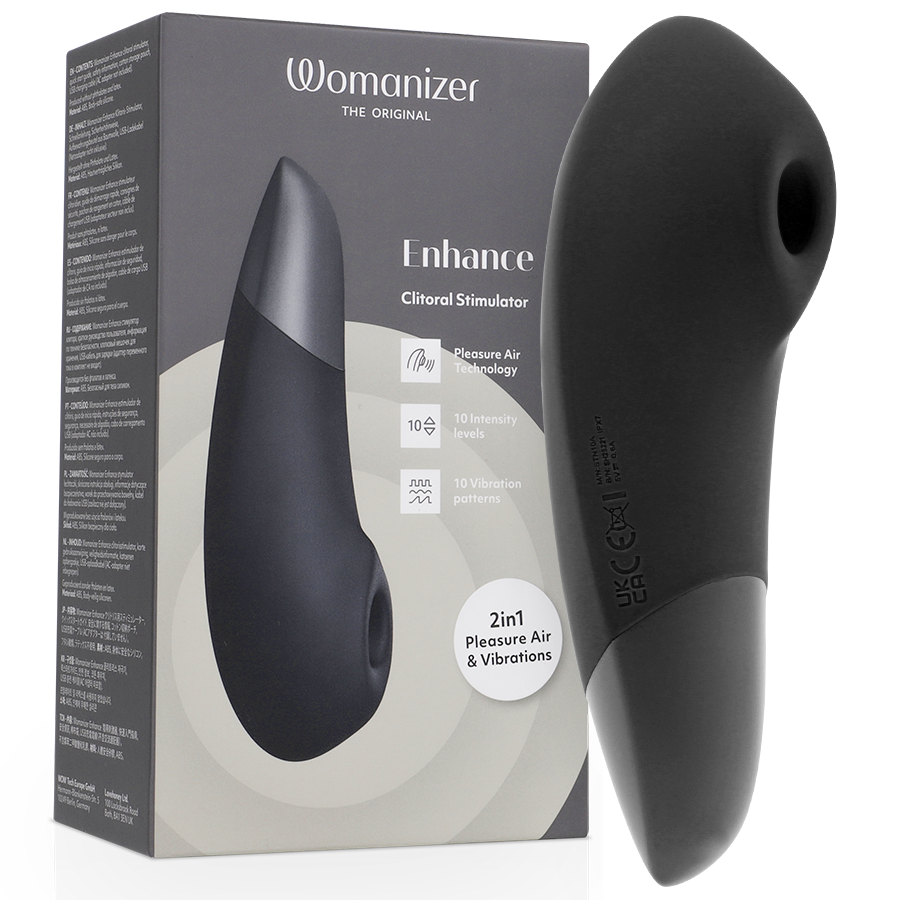 WOMANIZER - STIMULATEUR CLITORIAL NOIR - Sensualia