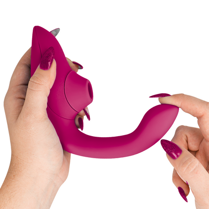 WOMANIZER - VIBRATEUR STIMULATEUR BLEND RABBIT ROSE VIBRANT - Sensualia