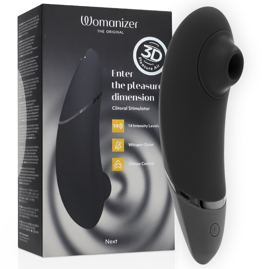 WOMANIZER - STIMULATEUR CLITORIAL NOIR - Sensualia
