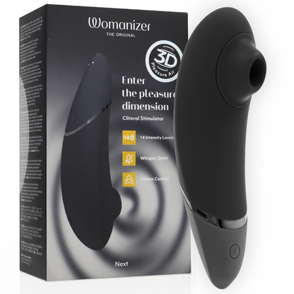 WOMANIZER - STIMULATEUR CLITORIAL NOIR - Sensualia
