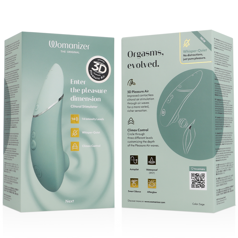 WOMANIZER - PROCHAIN STIMULATEUR CLITORIAL SAGE - Sensualia