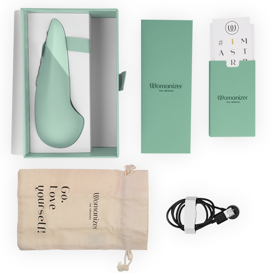 WOMANIZER - VIBROMASSEUR SILENCIEUX VIBE LAY-ON SAGE - Sensualia