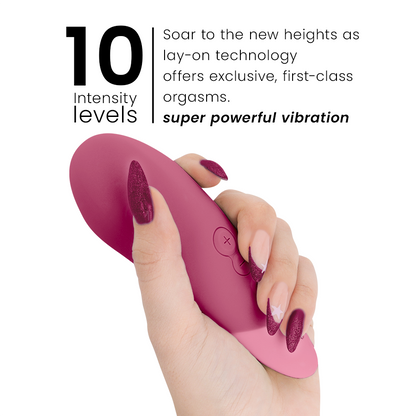 WOMANIZER - VIBRATEUR SILENCIEUX VIBE LAY-ON ROSE FOYER - Sensualia