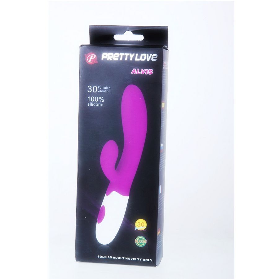 PRETTY LOVE - FLIRTATION VIBRATEUR ALVIS AVEC STIMULATEUR DE CLITORIS - Sensualia