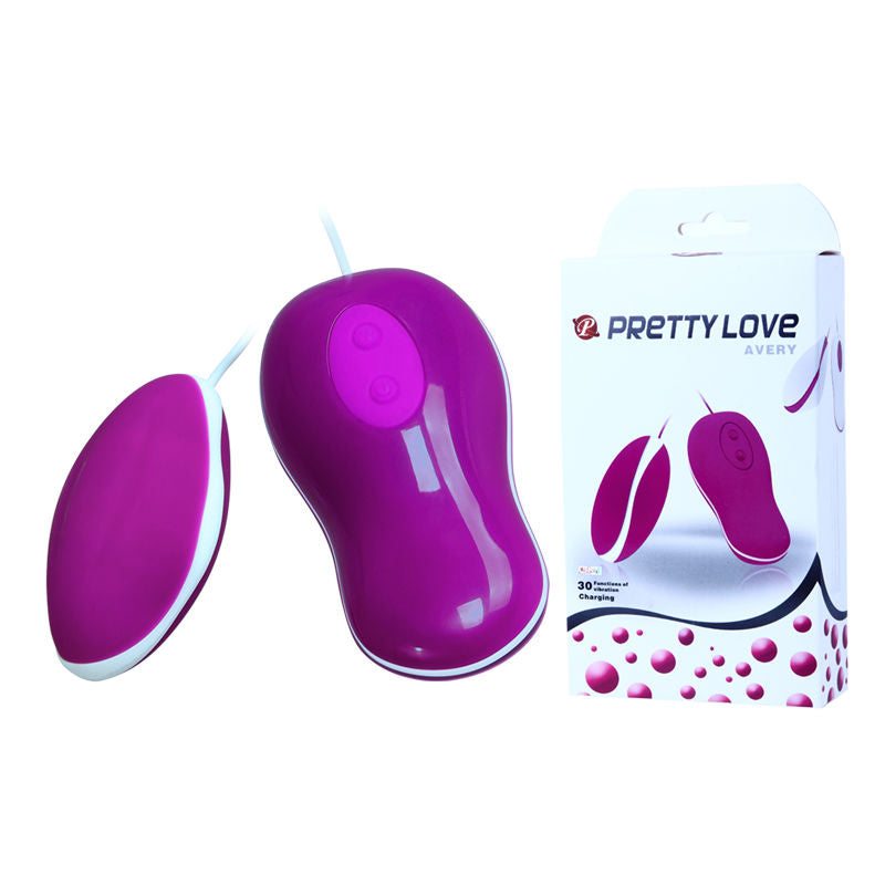 PRETTY LOVE - FLIRTATION OEUF VIBRANT AVEC TÉLÉCOMMANDE AVERY - Sensualia