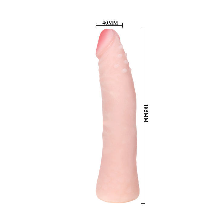 BAILE - GODE EN SILICONE RÉALISTE AU TOUCHER DE LA PEAU 19 CM COULEUR ALÉATOIRE DE LA BOÎTE - Sensualia