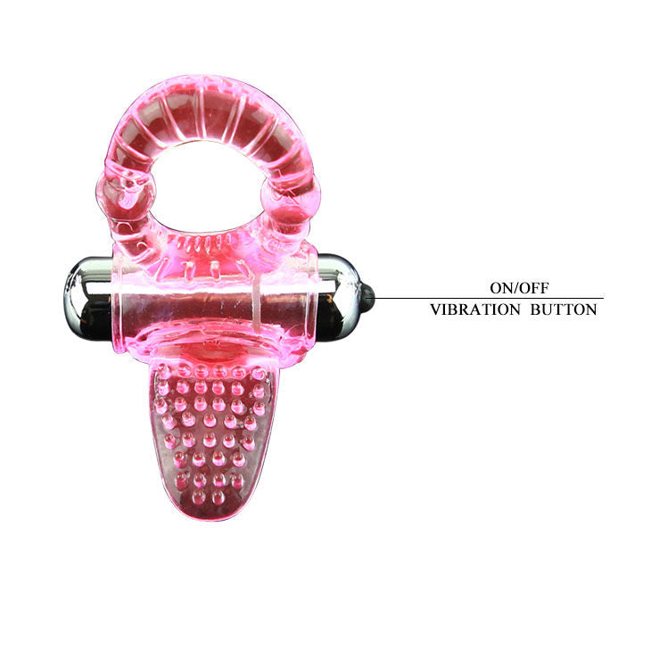 BAILE - ANNEAU PÉNIS VIBRATEUR ROSE SWEET ABS 10 RYTHMES - Sensualia