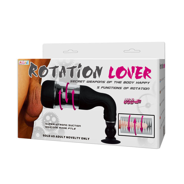 BAILE - MASTURBATEUR AUTOMATIQUE ROTATION LOVER AVEC SUPPORT - Sensualia