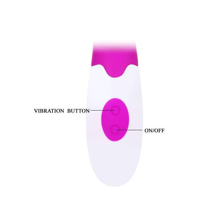 PRETTY LOVE - FLIRTATION VIBRATEUR ALVIS AVEC STIMULATEUR DE CLITORIS - Sensualia