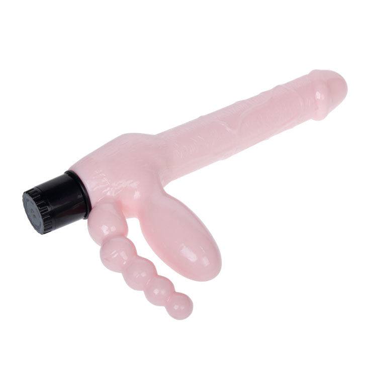 BAILE - HARNAIS SANS CORDE TPR AVEC VIBRATION ET STIMULATION ANAL 25.4 CM - Sensualia