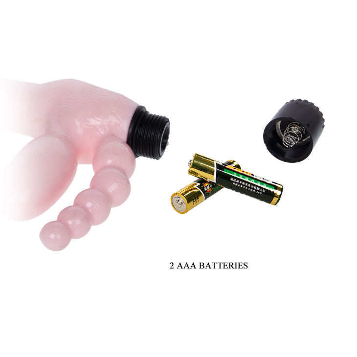 BAILE - HARNAIS SANS CORDE TPR AVEC VIBRATION ET STIMULATION ANAL 25.4 CM - Sensualia