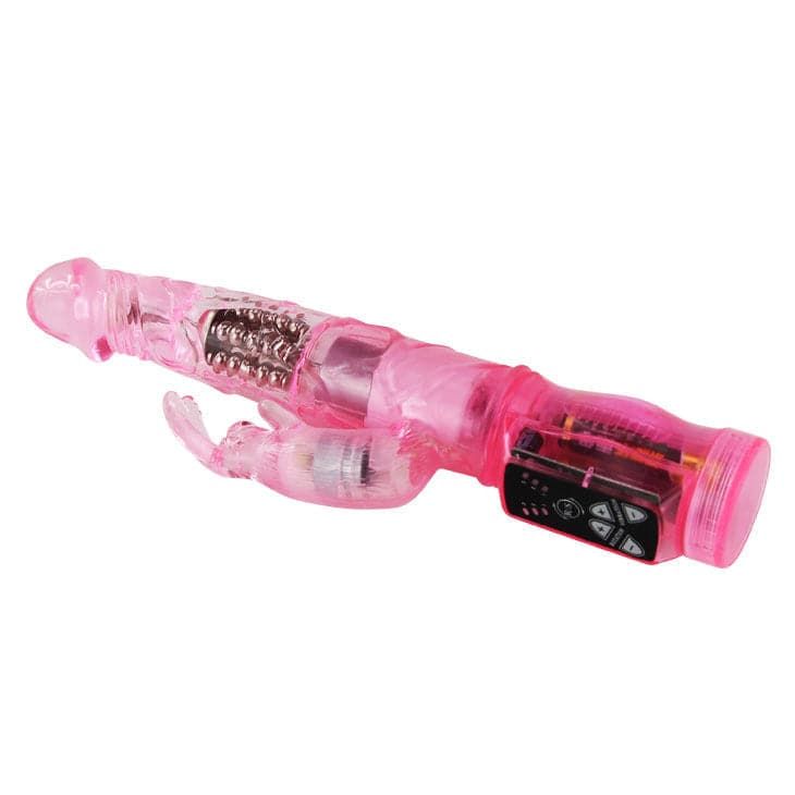 BAILE - MINI ROTATEUR LAPIN ROSE AVEC SUPERSTIMULATEUR - Sensualia