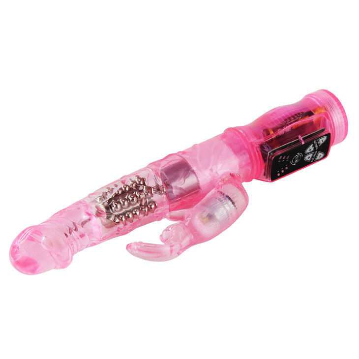 BAILE - MINI ROTATEUR LAPIN ROSE AVEC SUPERSTIMULATEUR - Sensualia