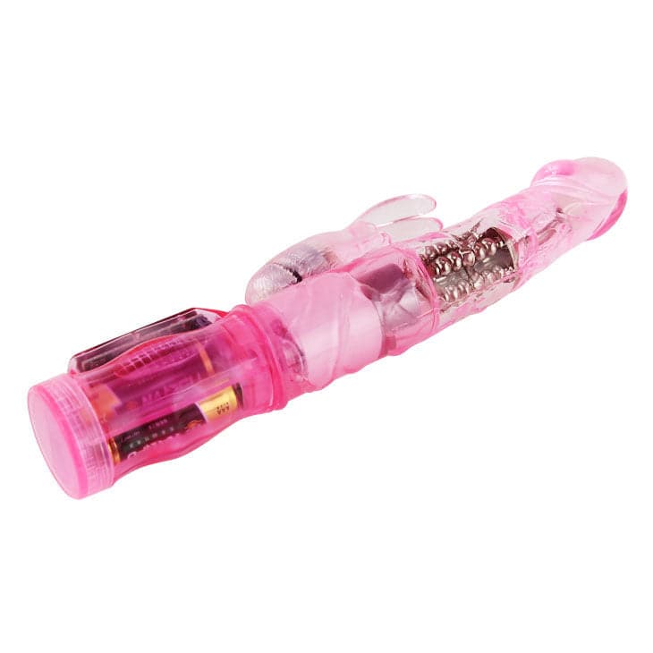 BAILE - MINI ROTATEUR LAPIN ROSE AVEC SUPERSTIMULATEUR - Sensualia