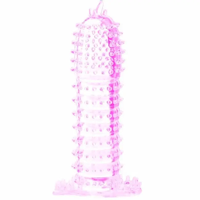 BAILE - GAINE PÉNIENNE  POINTS STIMULANTS ROSE 14 CM - Sensualia