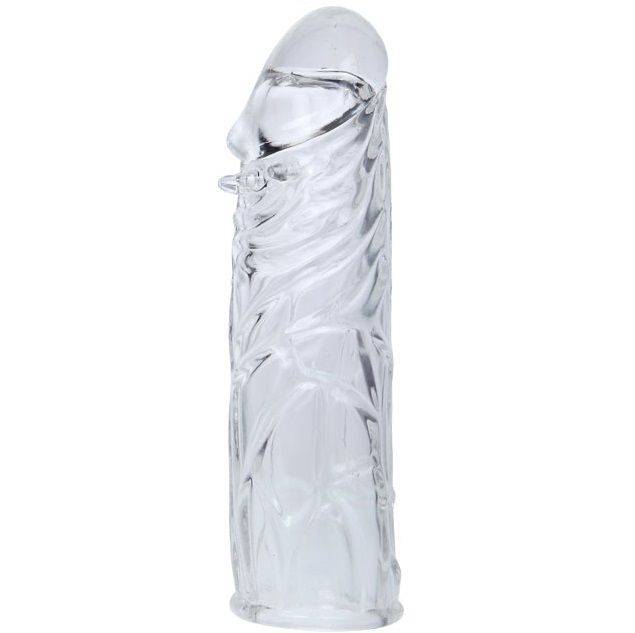 BAILE - HOUSSE DE PÉNIS EN SILICONE STIMULANTE ROSE 13 CM - Sensualia