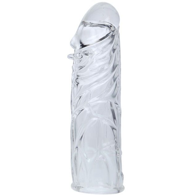 BAILE - COUVERCLE DE PÉNIS EN SILICONE TRANSPARENT 13 CM - Sensualia