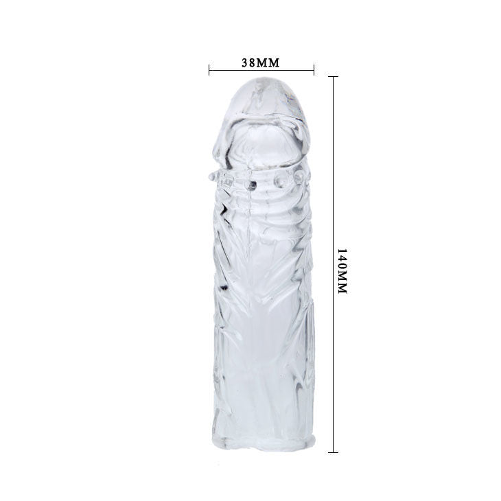 BAILE - COUVERCLE DE PÉNIS EN SILICONE TRANSPARENT 13 CM - Sensualia