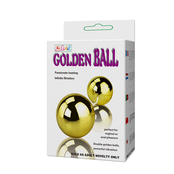 BAILE - VIBRATEUR  BALLES CHINOIS GOLDEN - Sensualia
