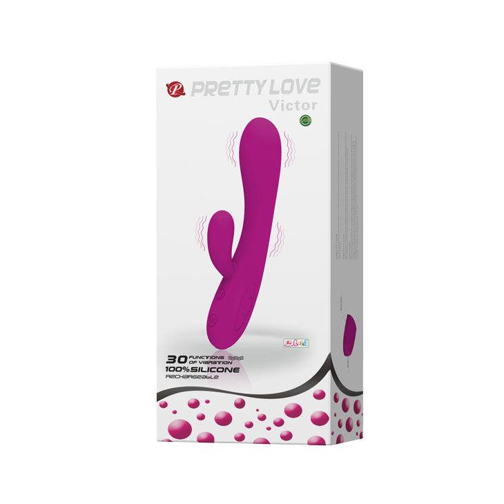 PRETTY LOVE - SMART VIBRATEUR VICTOR AVEC STIMULATEUR DE CLITORIS - Sensualia
