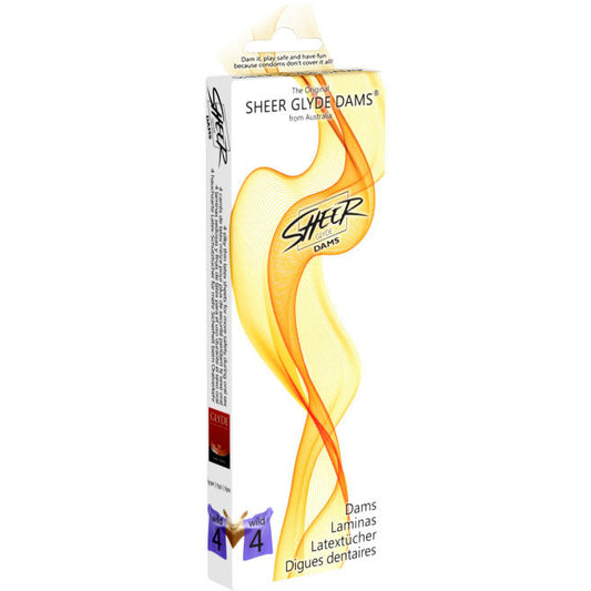 SHEER GLYDE - DAMS LAMINAS LATEX SEXE ORAL MÛRES SAUVAGES - Sensualia