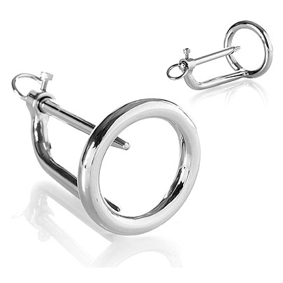 METAL HARD - ANNEAU DE GLAND AVEC BOUCHON - Sensualia