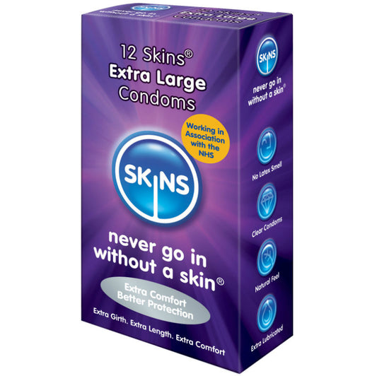 SKINS - CONDOM EXTRA LARGE 12 PACK - Sensualia