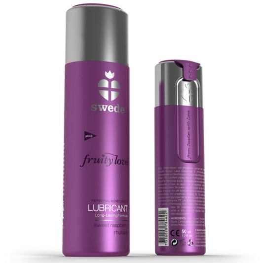 SWEDE - FRUITY LOVE LUBRIFIANT FRAMBOISE RHUBARBE 100 ML - Sensualia