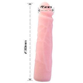 BAILE - GODE EN SILICONE RÉALISTE SKIN TOUCH 23 CM - Sensualia