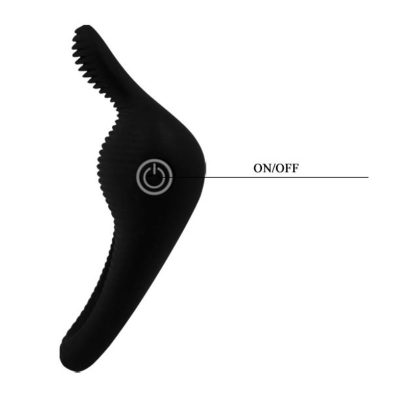 PRETTY LOVE - THIMBLE ANNEAU VIBRATEUR NOIR - Sensualia