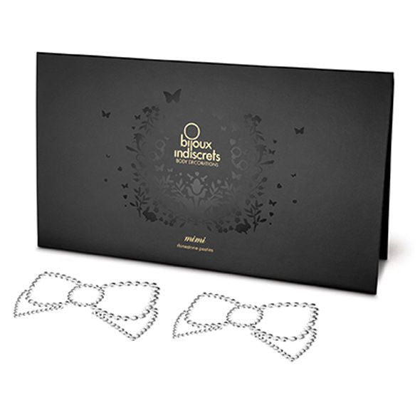 BIJOUX - CACHE MÉTON MIMI BOW ARGENT - Sensualia