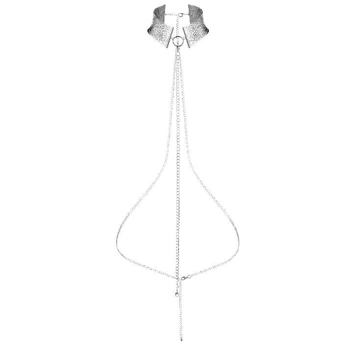 BIJOUX - DÉSIR MÉTALLIQUE COLLIER MÉTALLISÉ ARGENT - Sensualia