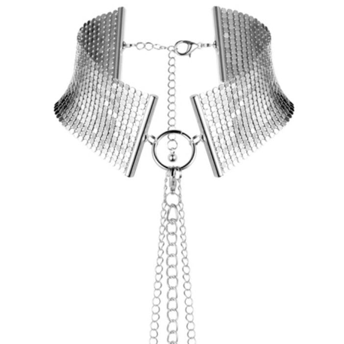 BIJOUX - DÉSIR MÉTALLIQUE COLLIER MÉTALLISÉ ARGENT - Sensualia