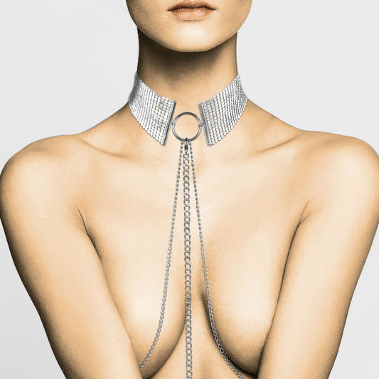 BIJOUX - DÉSIR MÉTALLIQUE COLLIER MÉTALLISÉ ARGENT - Sensualia