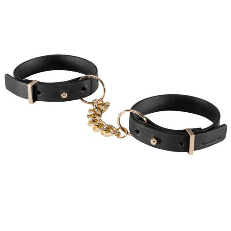 BIJOUX - INDISCRETS MAZE MENOTTES BRACELETS NOIR - Sensualia