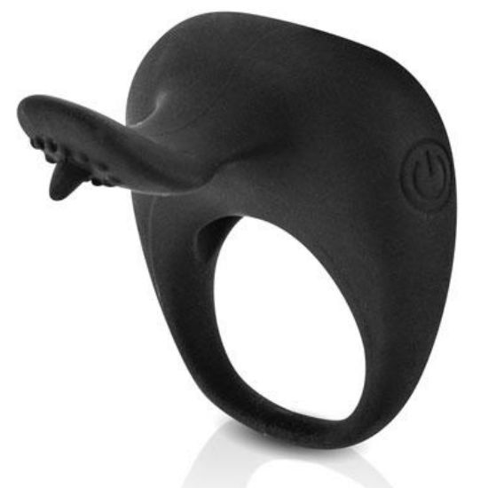 PRETTY LOVE - THIMBLE ANNEAU VIBRATEUR NOIR - Sensualia