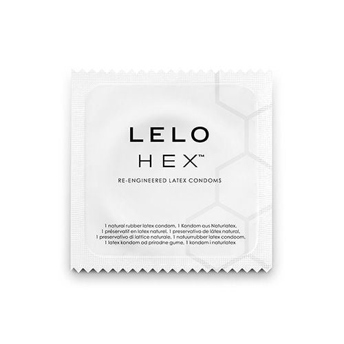 LELO - BOÎTE DE PRÉSERVATIFS HEX 3 UNITÉS - Sensualia