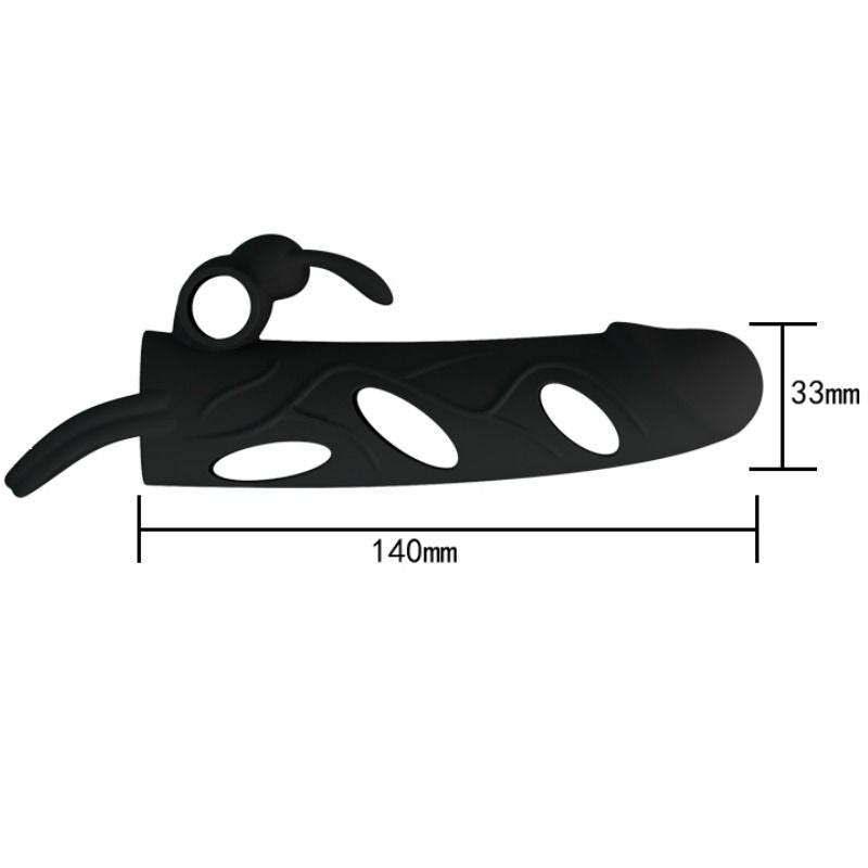 PRETTY LOVE - HOUSSE EN SILICONE AVEC VIBRATION 14 CM 1.0 - Sensualia