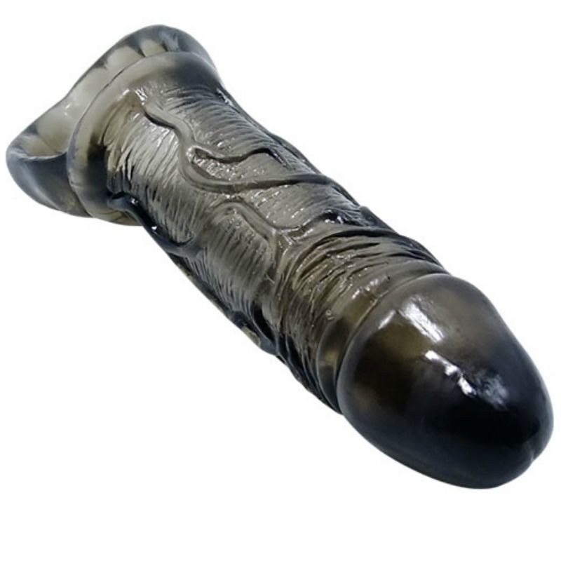 BAILE - GAINE DEXTENSION DE PÉNIS AVEC SANGLE POUR TESTICULES 11.5 CM - Sensualia