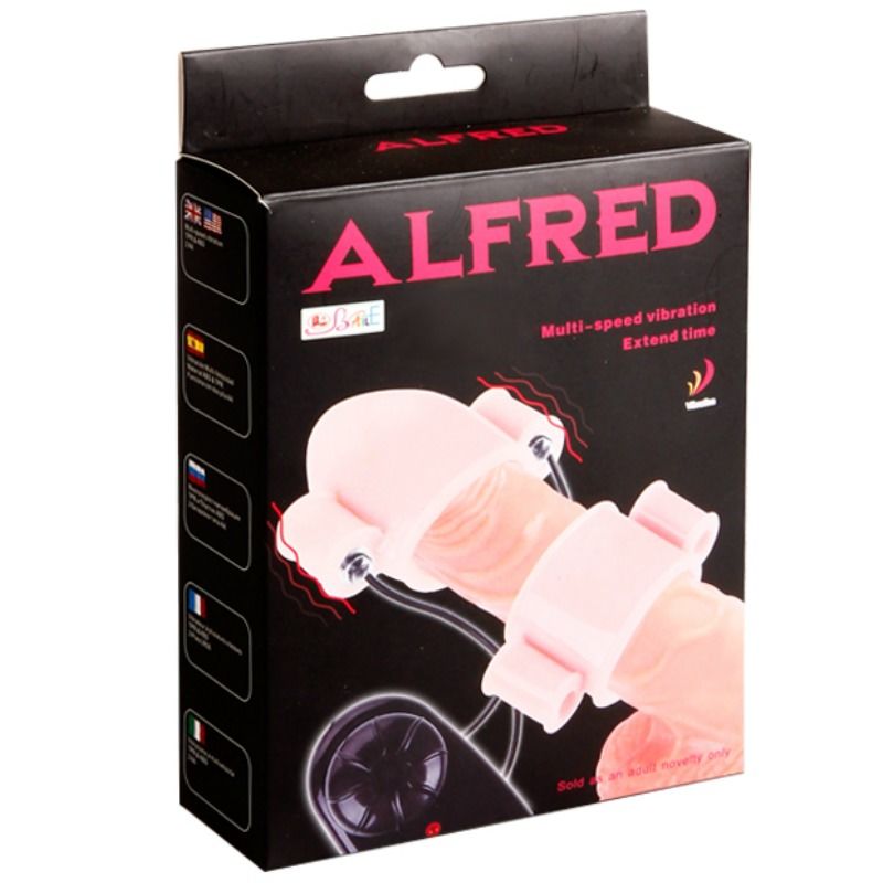 BAILE - COUVREVIBRATEUR  PÉNIS ALFRED AVEC CONTRÔLE - Sensualia