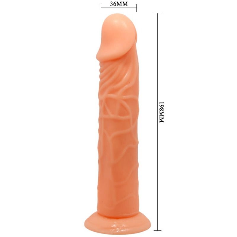 BAILE - GODE RÉALISTE VIVE 19.8 CM COULEUR NATURELLE - Sensualia