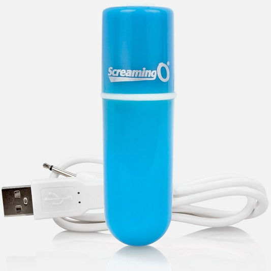 SCREAMING O - BALA VIBREURA RECHARGEABLE VOOOM BLEU - Sensualia